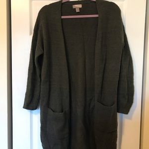 Long soft cardigan